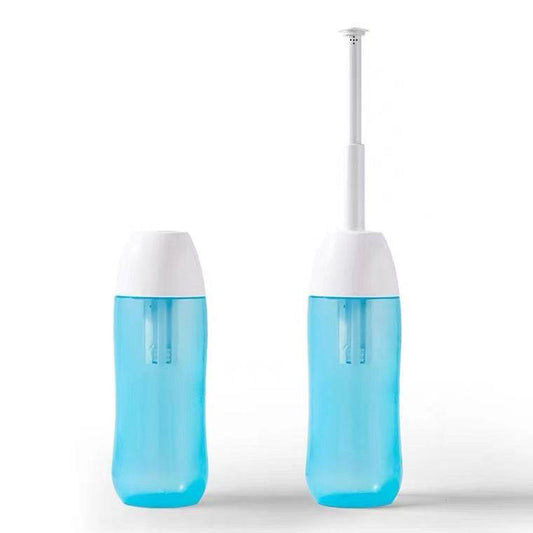Portable Bidet - Travel Handheld Bidet Bottle With Retractable Spray Nozzle For Hygiene Cleansing Personal Care 350ml - Mubimart