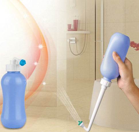 Portable Bidet, aizhy Self Cleaning Travel Bidet with Long Extended Nozzle - Mubimart