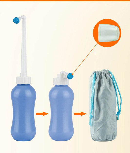 Portable Bidet, aizhy Self Cleaning Travel Bidet with Long Extended Nozzle - Mubimart