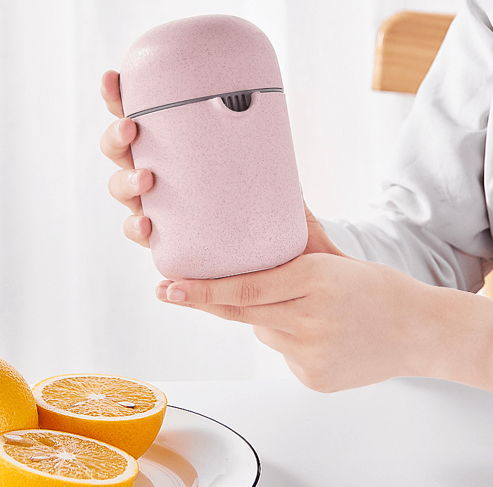 Portable Blender Orange Lemon Juicer Manually Wheat Straw Blender - Mubimart