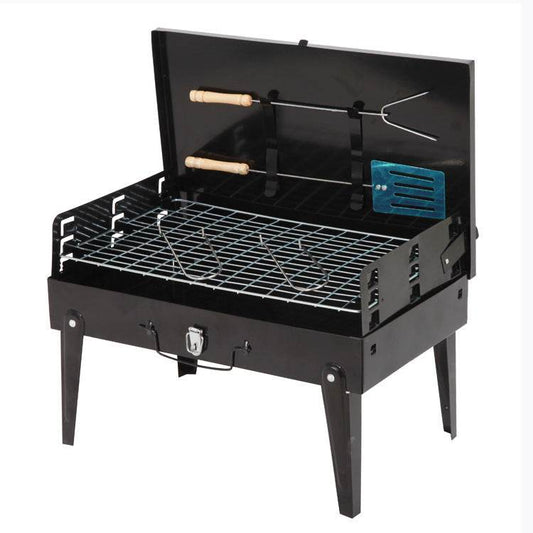 Portable Charcoal Grill Folding Box Grill - Mubimart