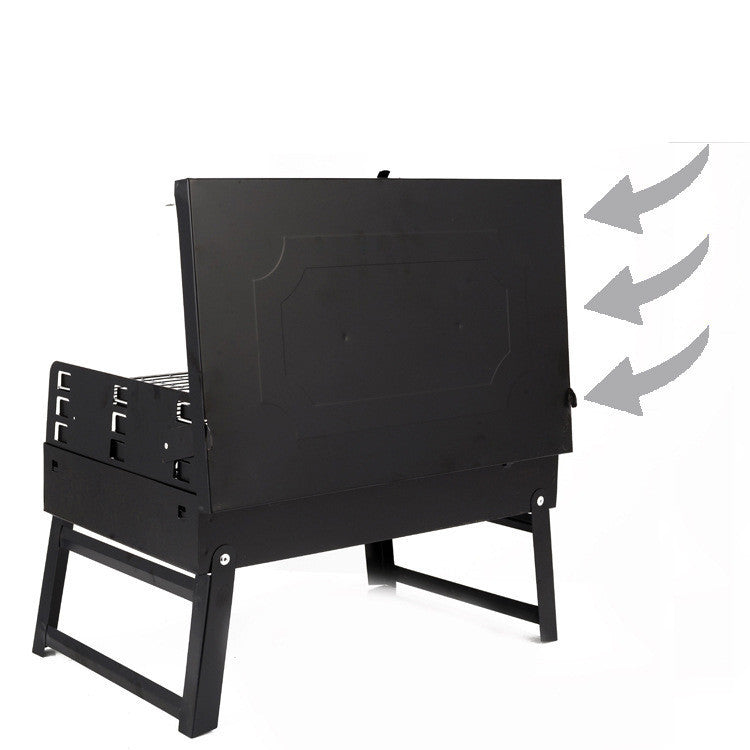 Portable Charcoal Grill Folding Box Grill - Mubimart -  