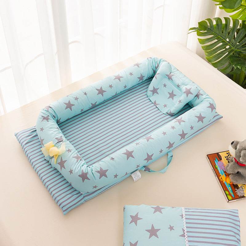 Portable Crib Bed Removable And Washable Newborn Baby Sleeping Artifact Foldable Bionic Bed - Mubimart