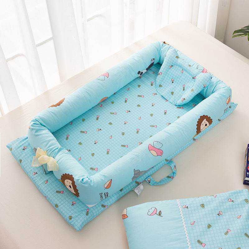 Portable Crib Bed Removable And Washable Newborn Baby Sleeping Artifact Foldable Bionic Bed - Mubimart
