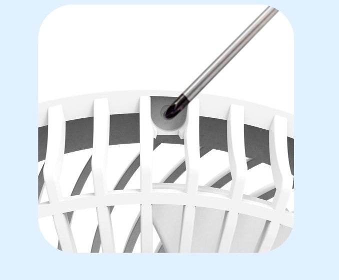 Portable Desk Electric Fan Wall Mounted Small Folding Portable Air Cooler Rechargeable Table Fan For Home Office - Mubimart