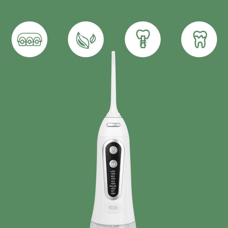Portable Electric Flosser 6 Heads Set - Mubimart