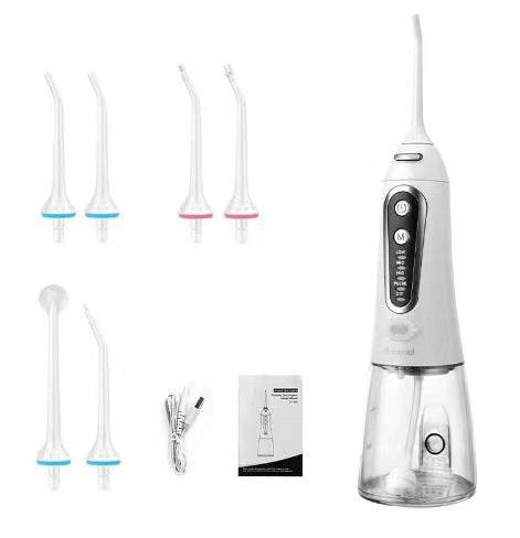Portable Electric Flosser 6 Heads Set - Mubimart