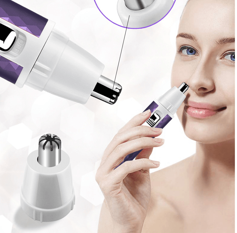 Portable Electric Razor For Women Body Nose Hair Trimmer Face Shavers Eyebrow Legs Armpit Bikini Hair Remover Women Epilator - Mubimart