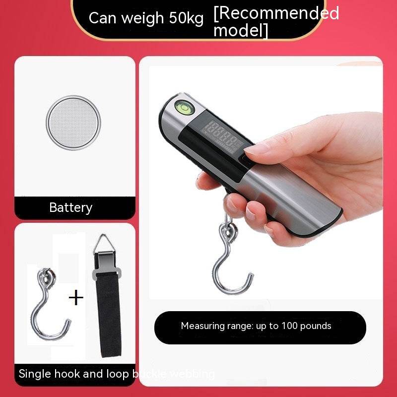 Portable Electronic LCD Luggage Scale 50KG With Horizontal Bubble - Mubimart