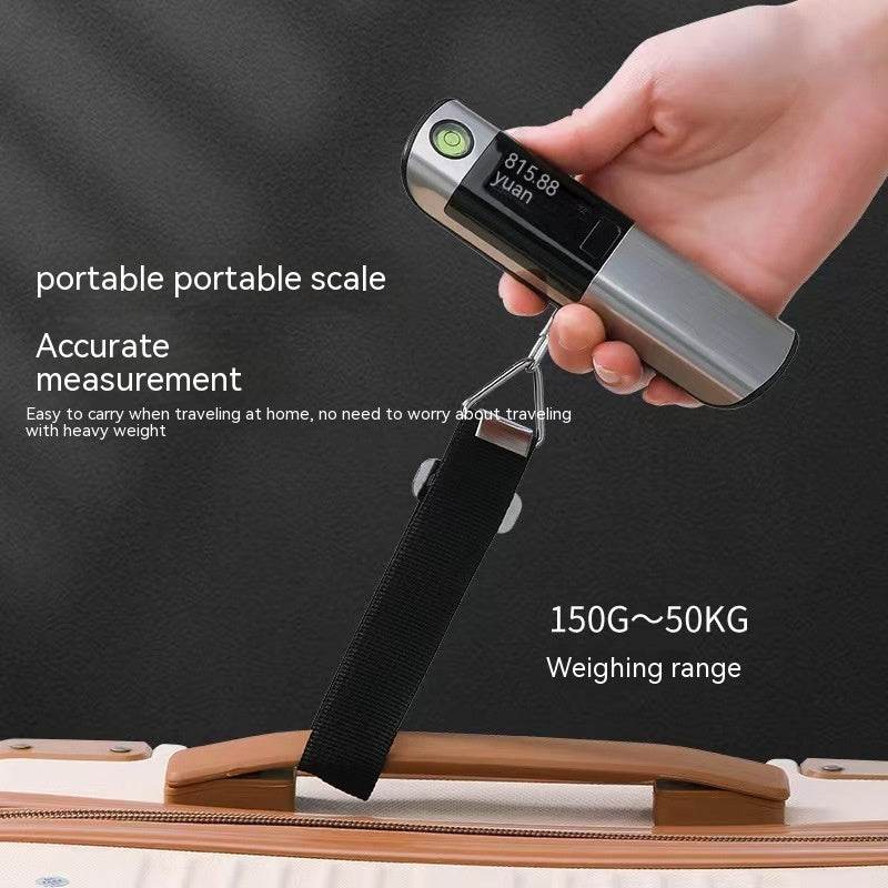 Portable Electronic LCD Luggage Scale 50KG With Horizontal Bubble - Mubimart