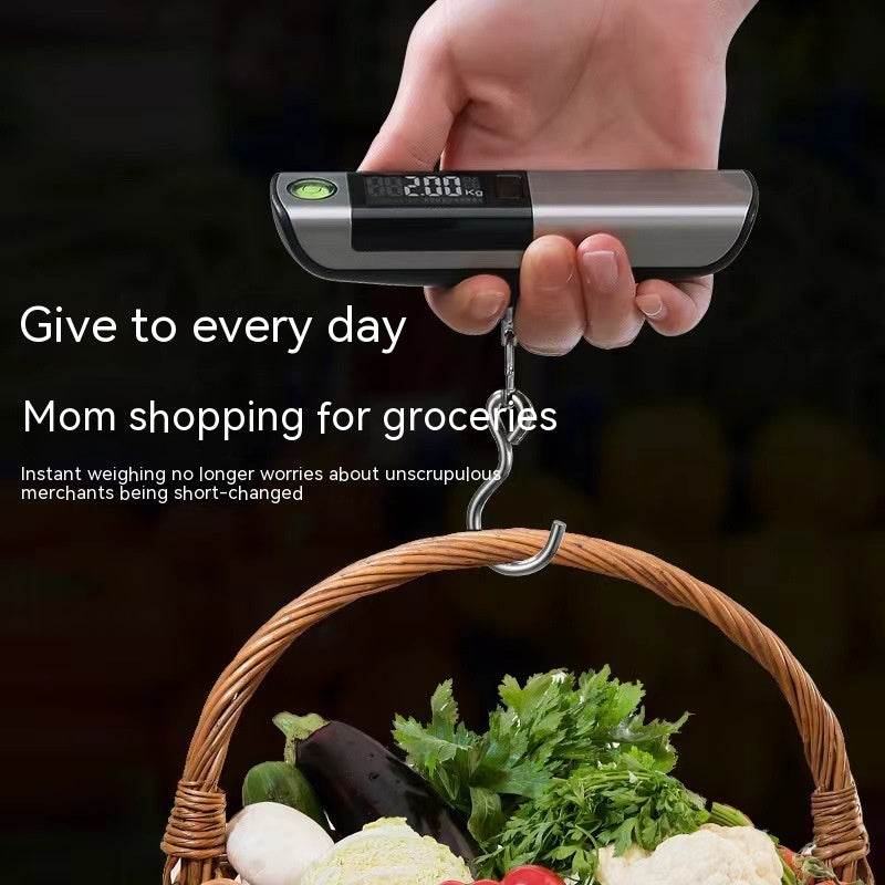Portable Electronic LCD Luggage Scale 50KG With Horizontal Bubble - Mubimart