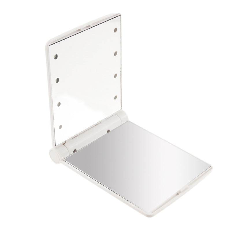 Portable Folding Mini Lighted Makeup Mirror - Mubimart