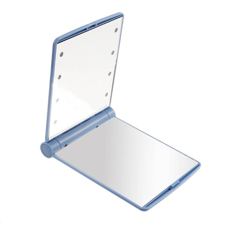 Portable Folding Mini Lighted Makeup Mirror - Mubimart