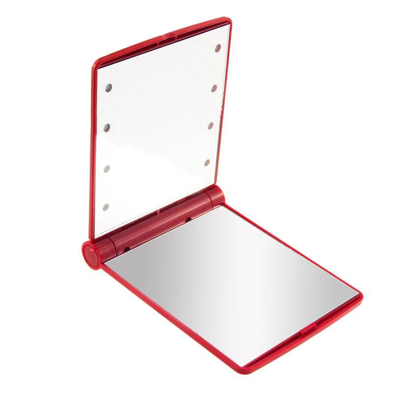 Portable Folding Mini Lighted Makeup Mirror - Mubimart