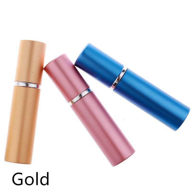 Portable Glass Spray Bottle With Flat Head Alumina Shell - Mubimart