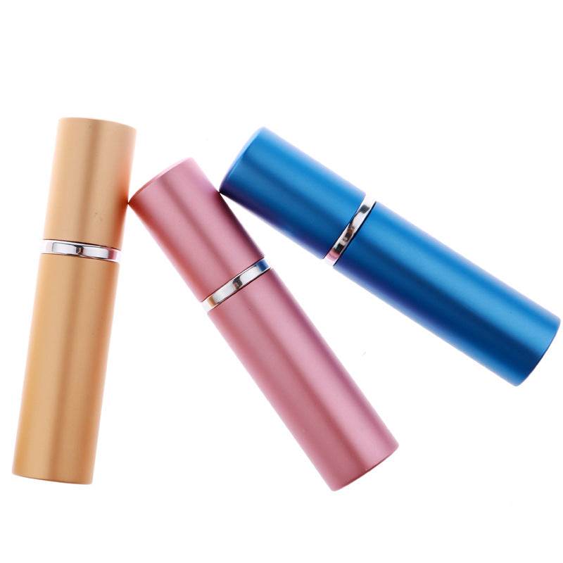 Portable Glass Spray Bottle With Flat Head Alumina Shell - Mubimart