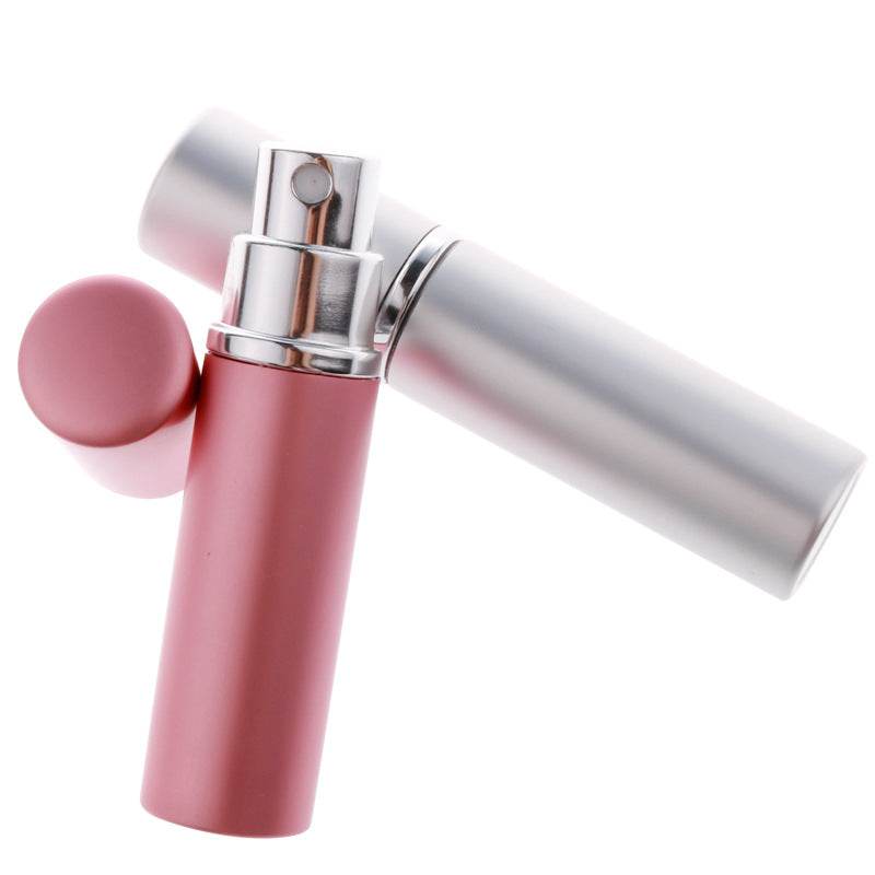 Portable Glass Spray Bottle With Flat Head Alumina Shell - Mubimart