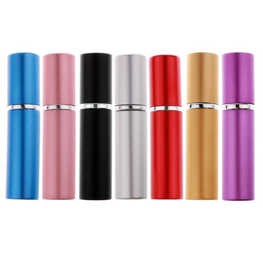 Portable Glass Spray Bottle With Flat Head Alumina Shell - Mubimart