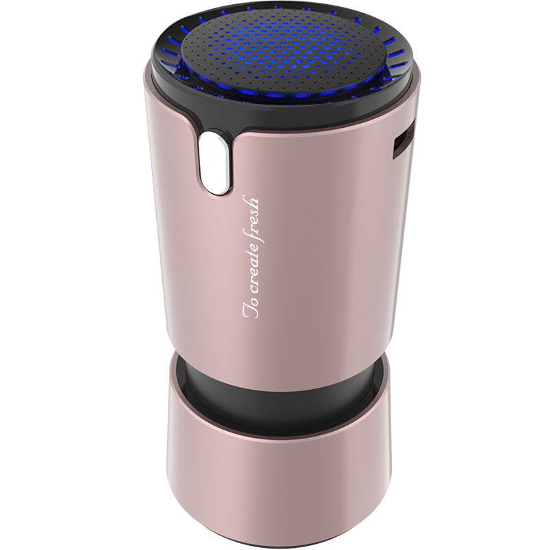 Portable Mini Air Purifier Car Freshener with Ture HEPA Filter - Mubimart