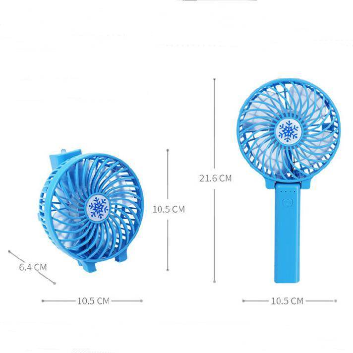 Portable Mini Hand Fan USB Rechargeable Foldable Handheld Fan - Mubimart