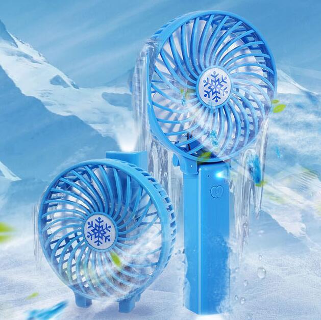 Portable Mini Hand Fan USB Rechargeable Foldable Handheld Fan - Mubimart - Personal fans 