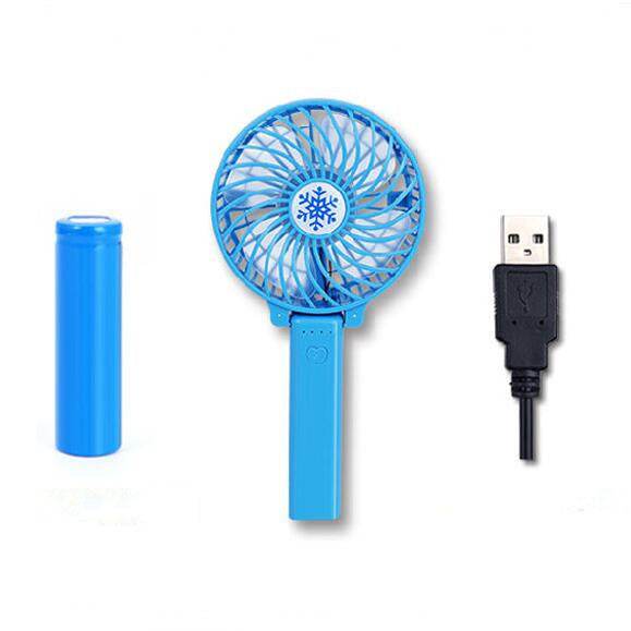 Portable Mini Hand Fan USB Rechargeable Foldable Handheld Fan - Mubimart