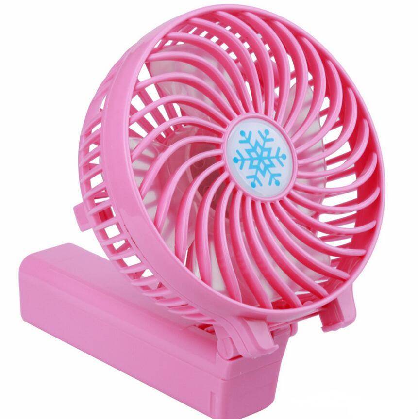 Portable Mini Hand Fan USB Rechargeable Foldable Handheld Fan - Mubimart