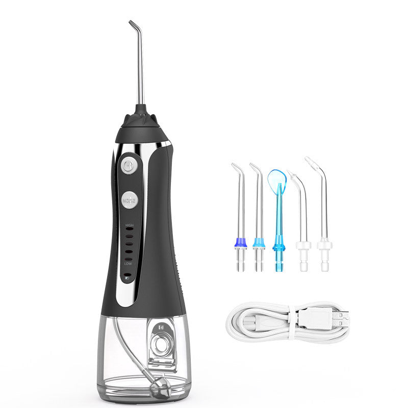 Portable Oral Irrigator 300ml Dental Water Flosser Jet 5 Mod - Mubimart - Water Flosser 