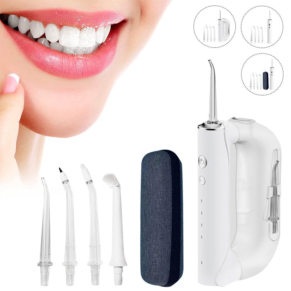 Portable Oral Irrigator 300ml Large Water Electric Irrigador Bucal Water Flosser Tooth Cleaner - Mubimart