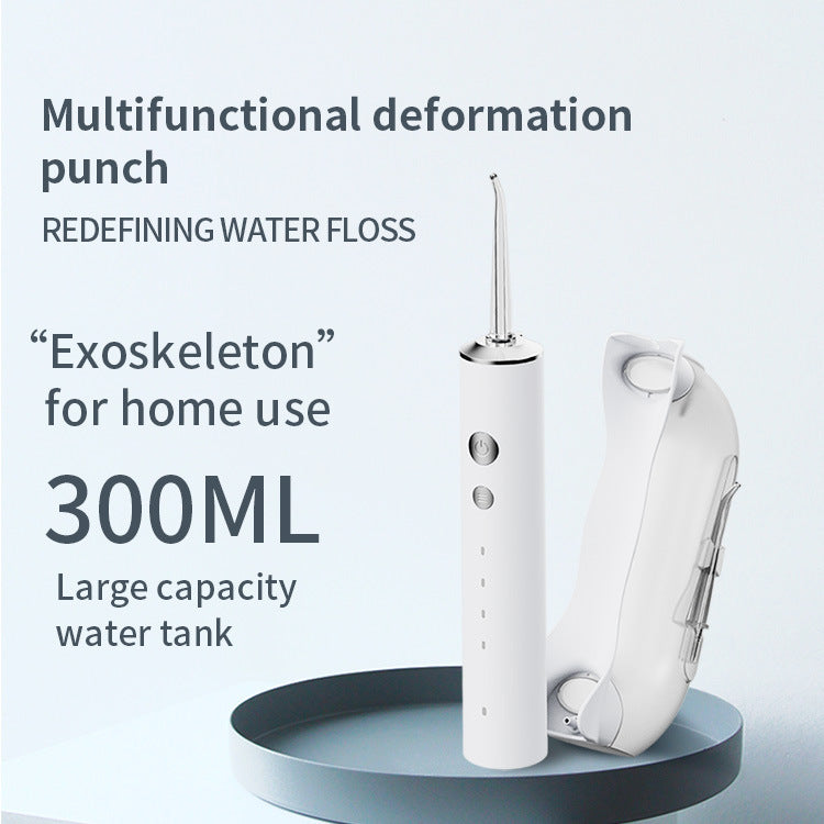 Portable Oral Irrigator 300ml Large Water Electric Irrigador Bucal Water Flosser Tooth Cleaner - Mubimart -  