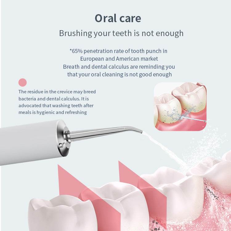 Portable Oral Irrigator 300ml Large Water Electric Irrigador Bucal Water Flosser Tooth Cleaner - Mubimart