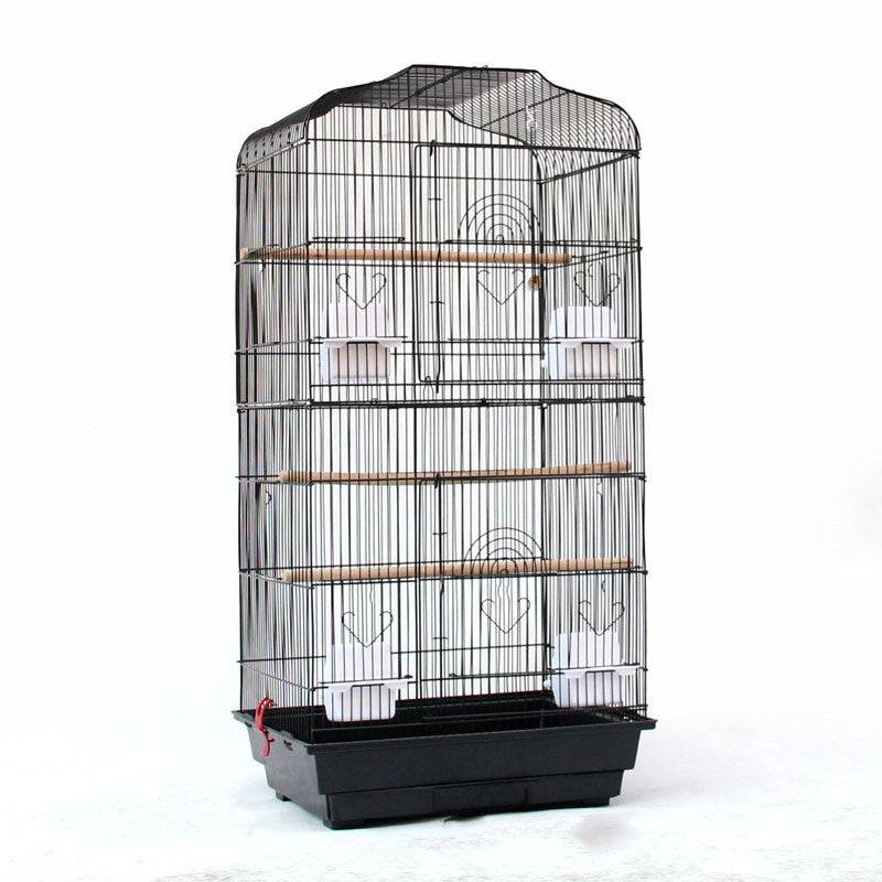 Portable Pet Display Cage Wire Bird Cage Parrot Cage - Mubimart