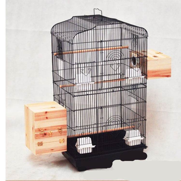 Portable Pet Display Cage Wire Bird Cage Parrot Cage - Mubimart