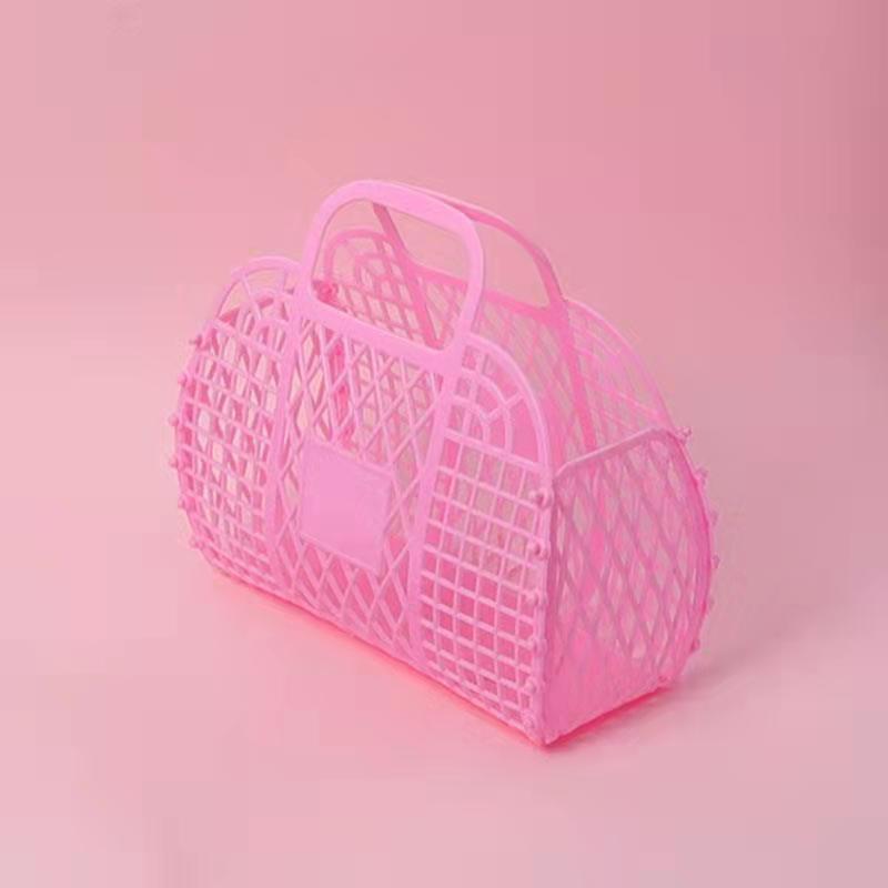 Portable Plastic Sundries Storage Basket - Mubimart -  