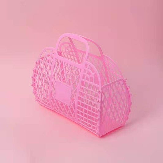 Portable Plastic Sundries Storage Basket - Mubimart