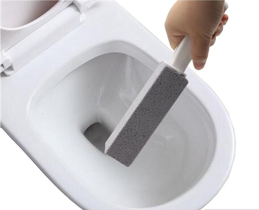 Portable Pumice Stone Water Toilet Bowl Cleaner Brush Wand Tile Sinks Bathtubs 360 Degrees Cleaning Tool - Mubimart -  