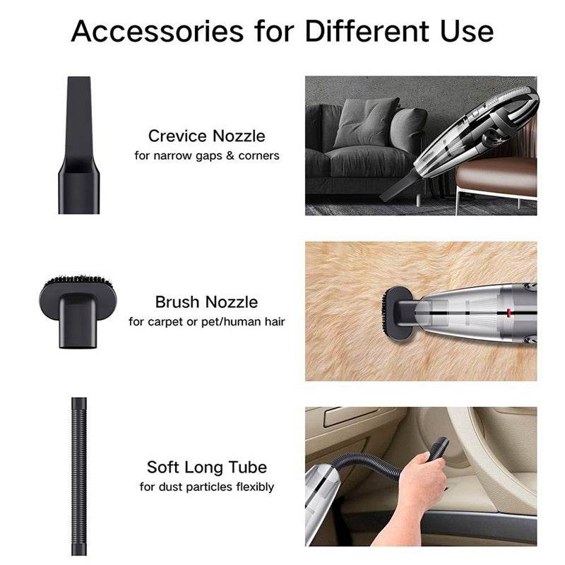 Portable Rechargeable Vacuum Cleaner - Mubimart