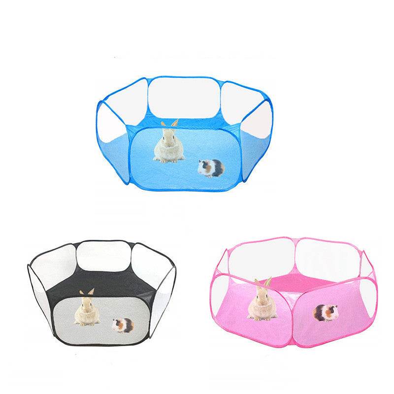 Portable Small Animal Playpen Folding Outdoor Indoor Exercise Pet Cage Tent - Mubimart