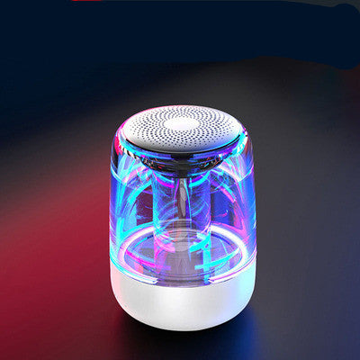 Portable Speakers Bluetooth Column Wireless Bluetooth Speaker Powerful Bass Radio with Variable Color LED Light - Mubimart -  