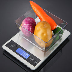 Portable Stainless Steel Kitchen Scale Household Food Electronic - Mubimart -  