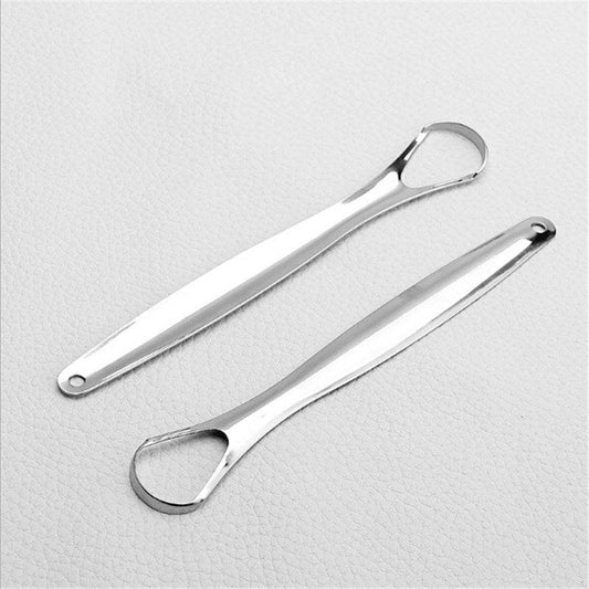Portable Stainless Steel Water Drop Tongue Scraper Cleane Tongue Scraper Cleane - Mubimart