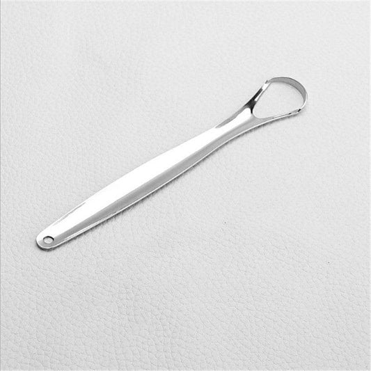 Portable Stainless Steel Water Drop Tongue Scraper Cleane Tongue Scraper Cleane - Mubimart