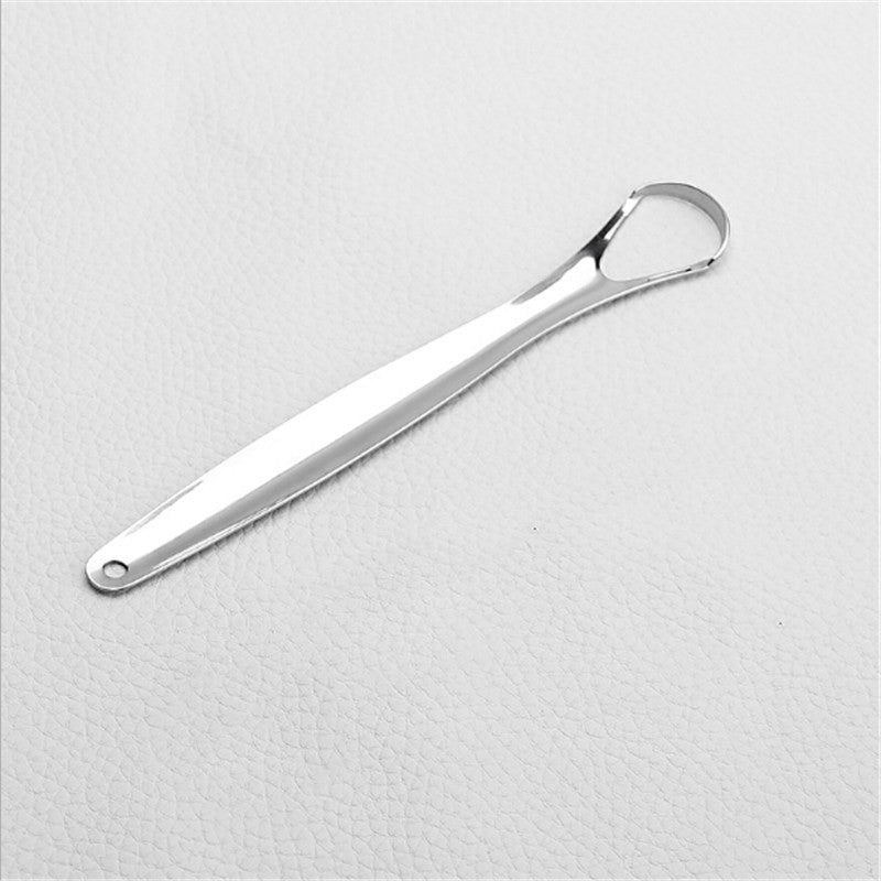 Portable Stainless Steel Water Drop Tongue Scraper Cleane Tongue Scraper Cleane - Mubimart - Tongue scraper 