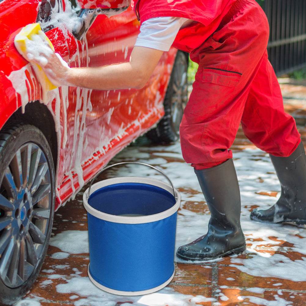 Portable Water Bucket Foldable Outdoor Travel Camping Hiking Fishing Water Storage Container Drinking Picnic Barrel - Mubimart