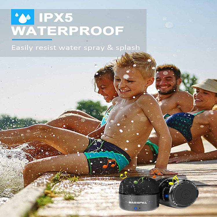 Portable mini pocket bluetooth speaker waterproof - Mubimart