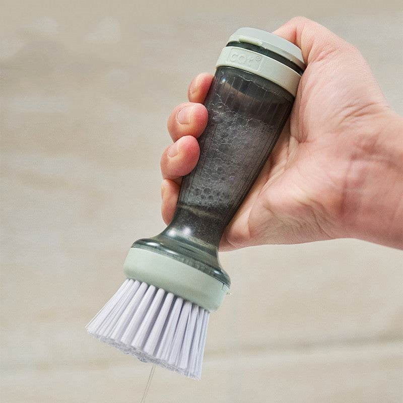 Pot Brush Dish Brush Dish Scrub Brush With Soap Dispenser For Dishes Kitchen Sink Pot Pan - Mubimart
