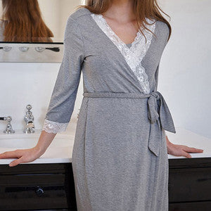 Pregnant Women Nightdress Maternity Sleepwear - Mubimart - Maternity Cloth 