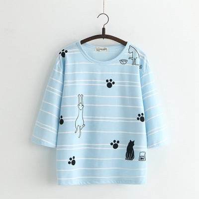 Preppy T-shirt for women - Mubimart