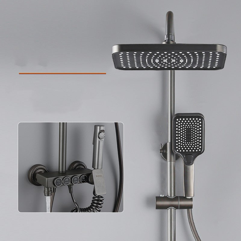 Pressurized Shower Head In The Home Bathroom - Mubimart -  