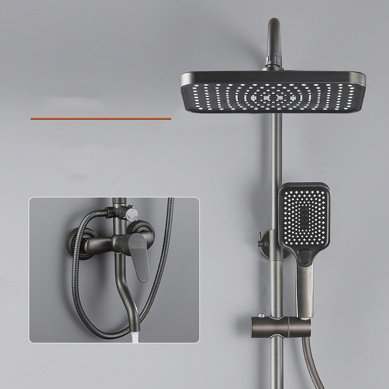 Pressurized Shower Head In The Home Bathroom - Mubimart - Alarm Device 